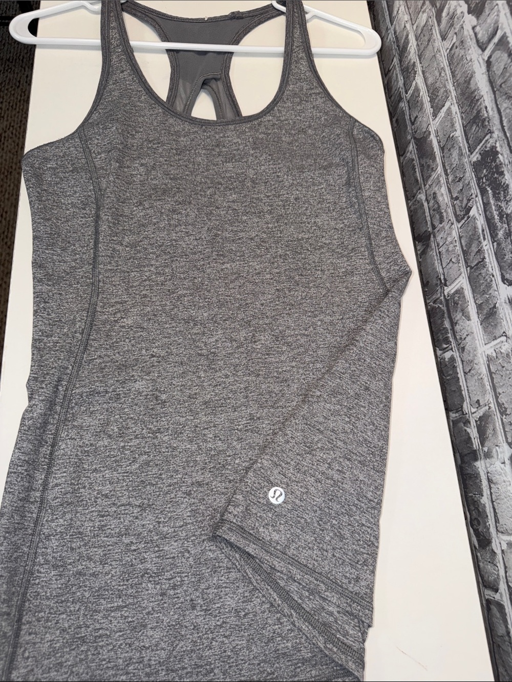 Lululemon‎ Gray Racerback Athletic Tank - Picture 8 of 8